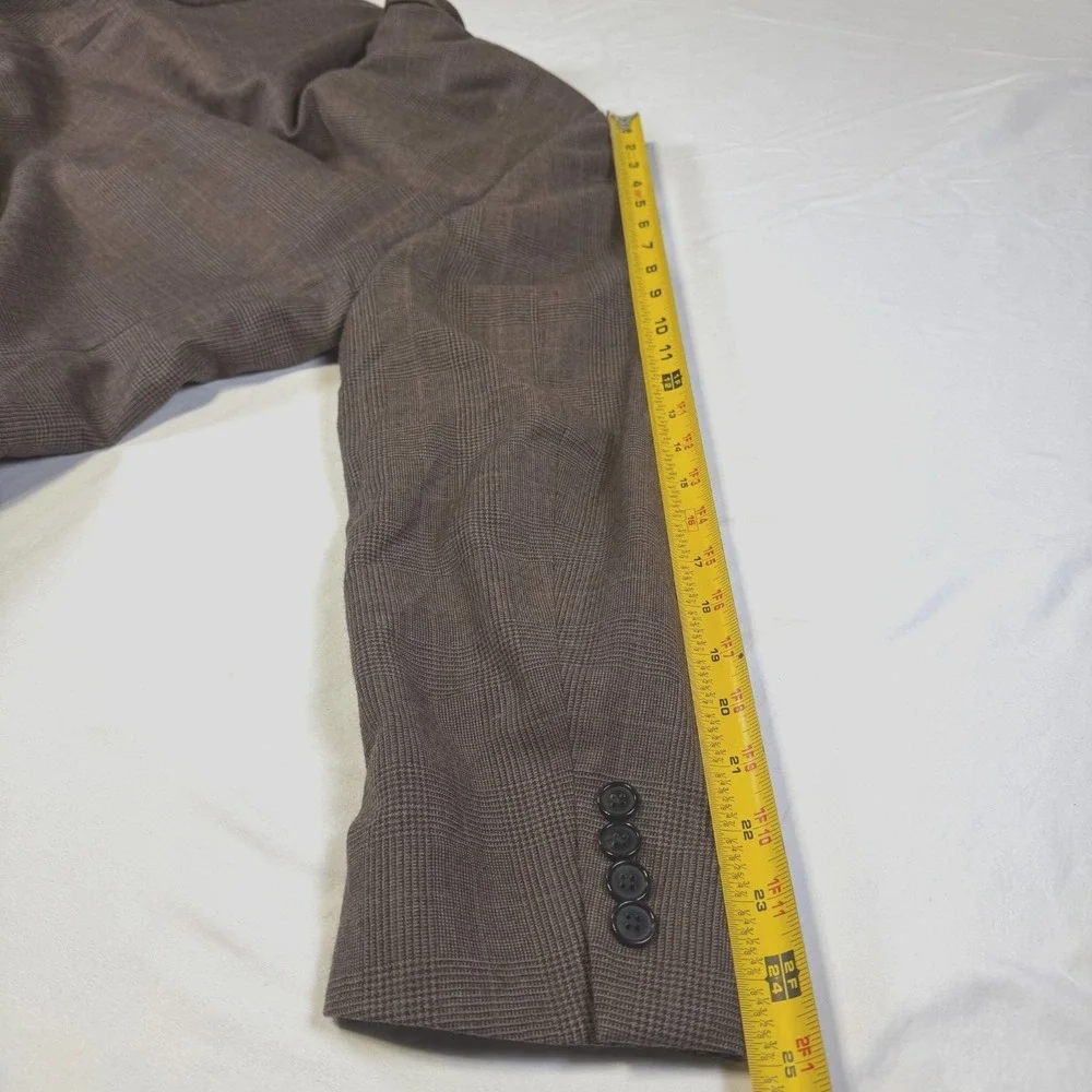 NWT Lauren Ralph Lauren Blazer Mens 40R Glen Plaid UltraFlex 100% Wool